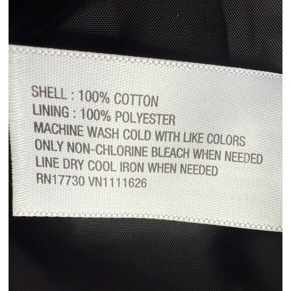 Merona Women's Striped Oxford Blazer Gray White Size 12 - Picture 6 of 12